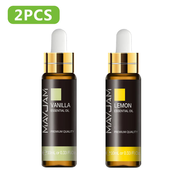 10Ml Essential Oil for Reed Diffusers Lavender Jasmine Eucalyptus Vanilla Mint Bergamot Aroma Oil for Soaps Candle Making