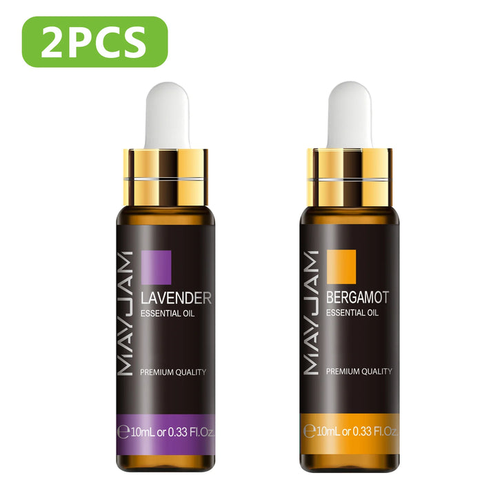 10Ml Essential Oil for Reed Diffusers Lavender Jasmine Eucalyptus Vanilla Mint Bergamot Aroma Oil for Soaps Candle Making