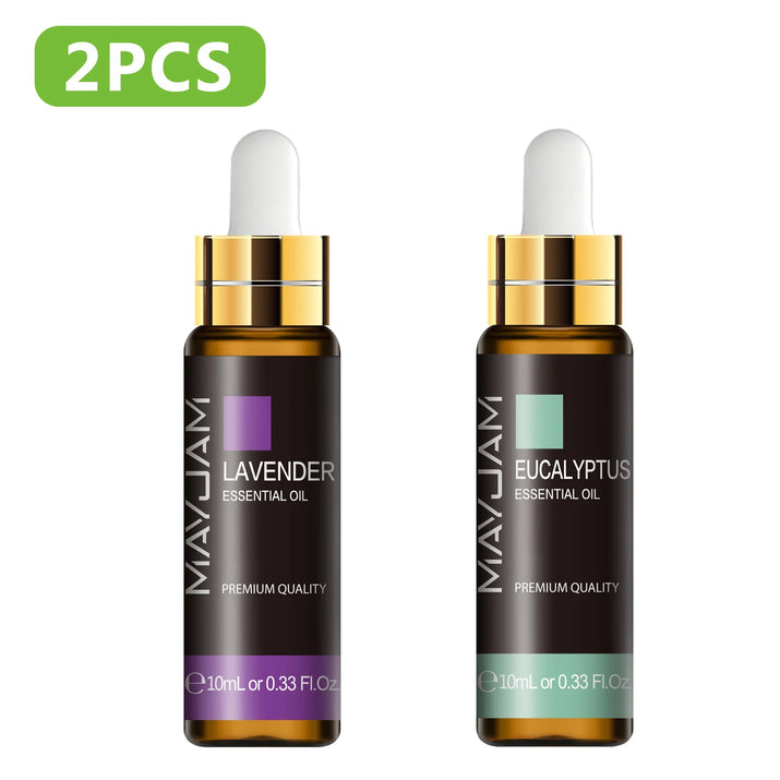 10Ml Essential Oil for Reed Diffusers Lavender Jasmine Eucalyptus Vanilla Mint Bergamot Aroma Oil for Soaps Candle Making