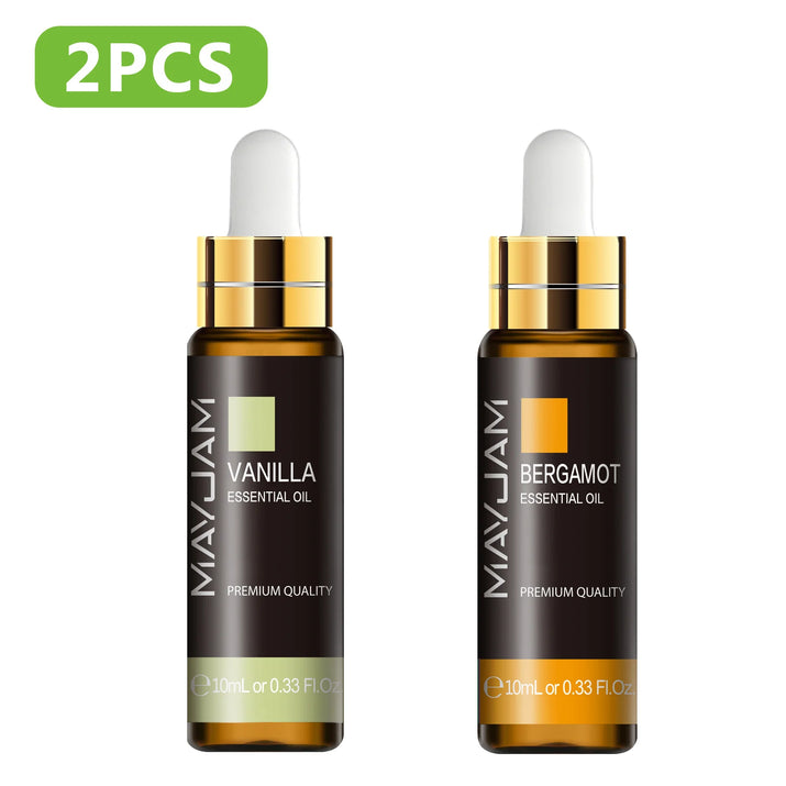 10Ml Essential Oil for Reed Diffusers Lavender Jasmine Eucalyptus Vanilla Mint Bergamot Aroma Oil for Soaps Candle Making