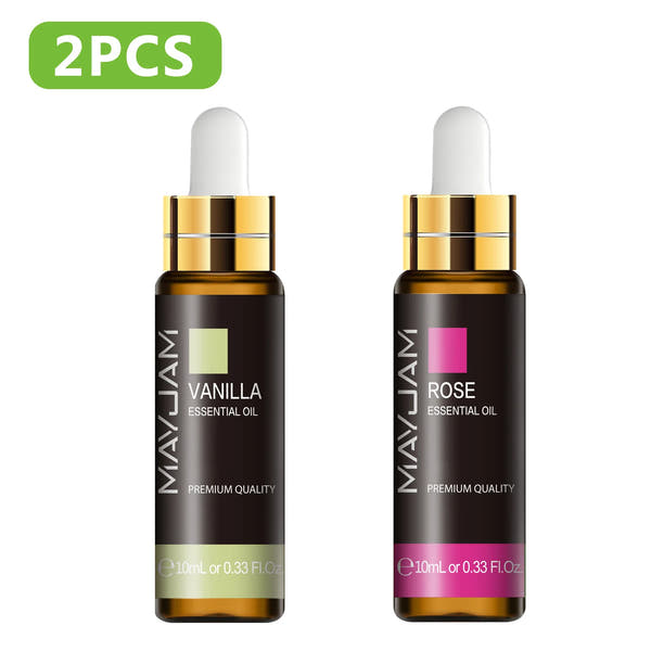 10Ml Essential Oil for Reed Diffusers Lavender Jasmine Eucalyptus Vanilla Mint Bergamot Aroma Oil for Soaps Candle Making